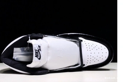 PANDA 1 WHITE AIR JORDAN BLACK 1030